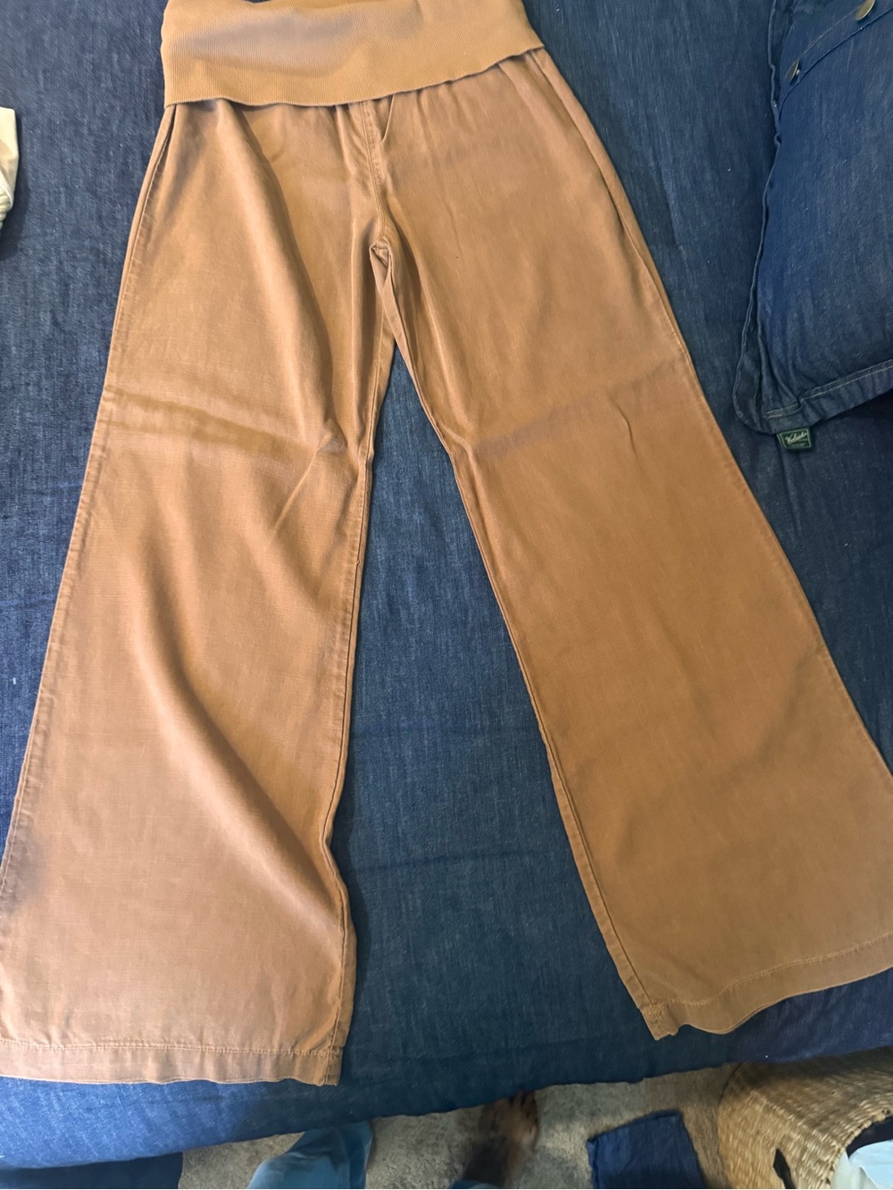 Bella Dahl Wide-Leg  in Camel Brown